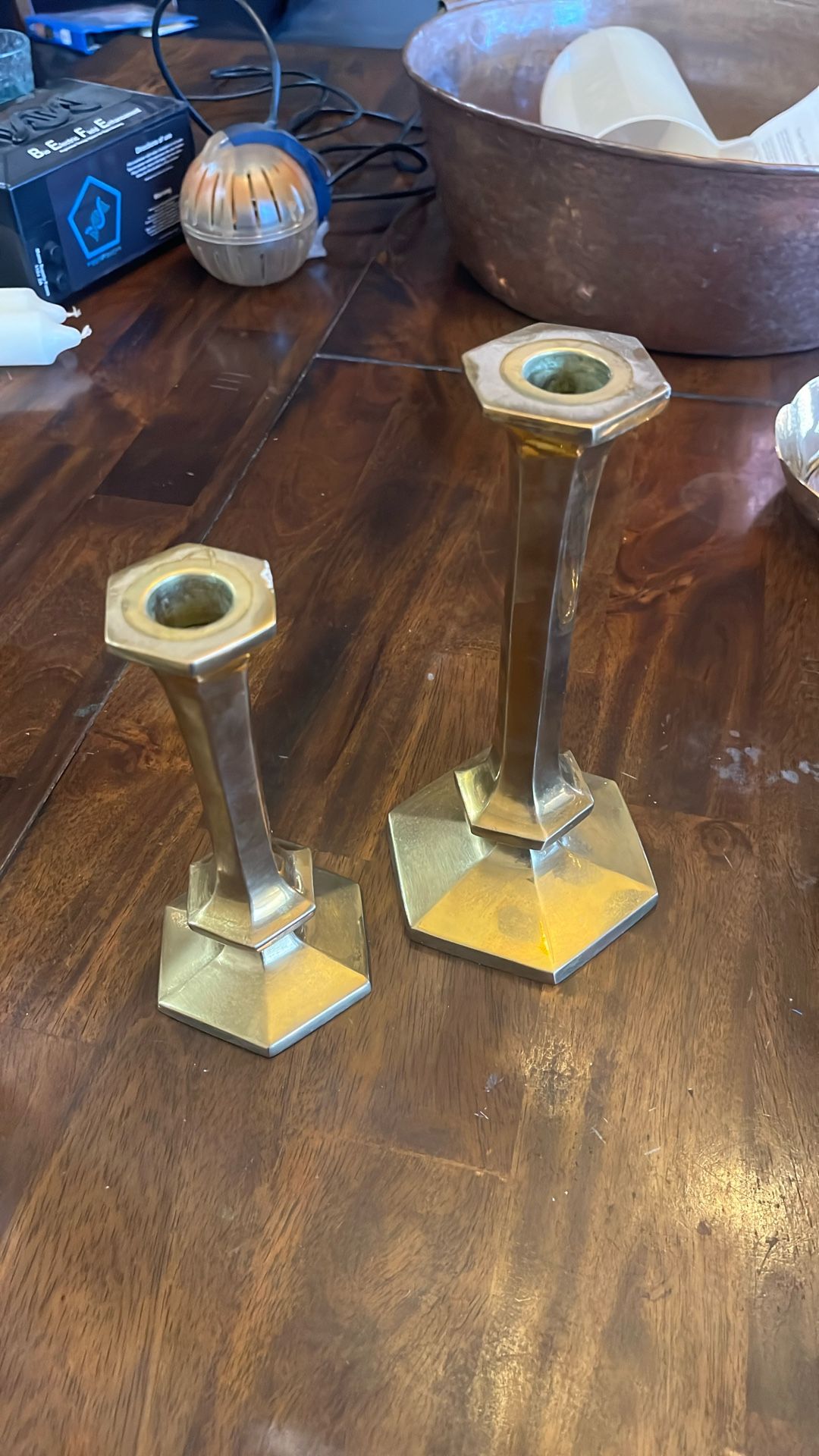Vintage Brass Kennels Stick Holders