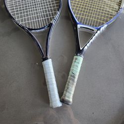Wilson and Prince Tennis Rackets