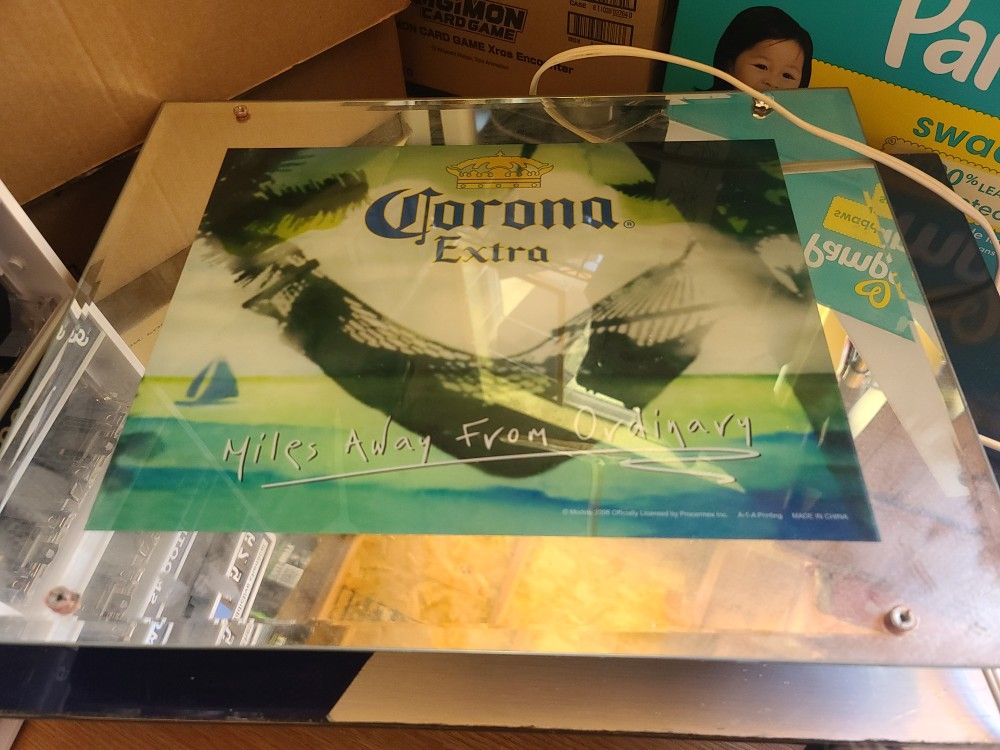 Corona Extra Sign.