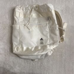 Adidas White Backpack
