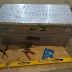 Custom Diamond  Plated Truck Tool Box 