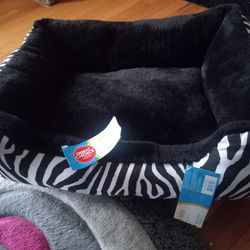 Zebra Pet Bed..New