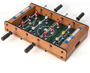 20in Foosball Table, Mini Foosball Table Top w/Score Keepers, 2 Balls, Soccer Table Game for Kids, Football Table for Family Game Night, Game Room, Ba
