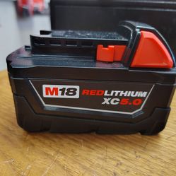 Milwaukee 5.0ah battery