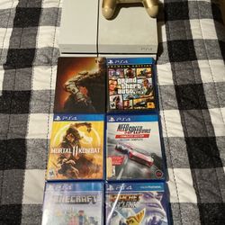 PS4, Games  and Controller 