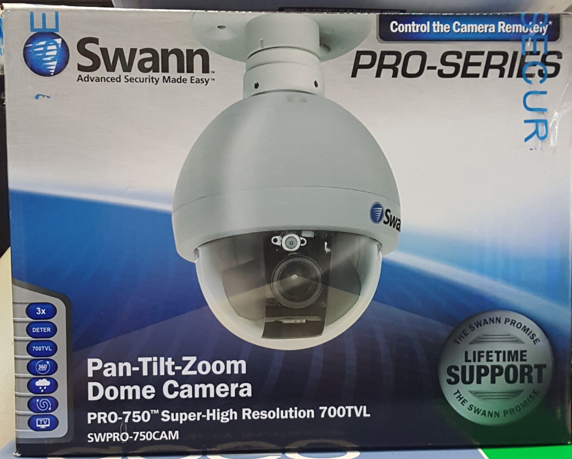 Pan-tilt-zoom Dome camera Swann Dome Camera
