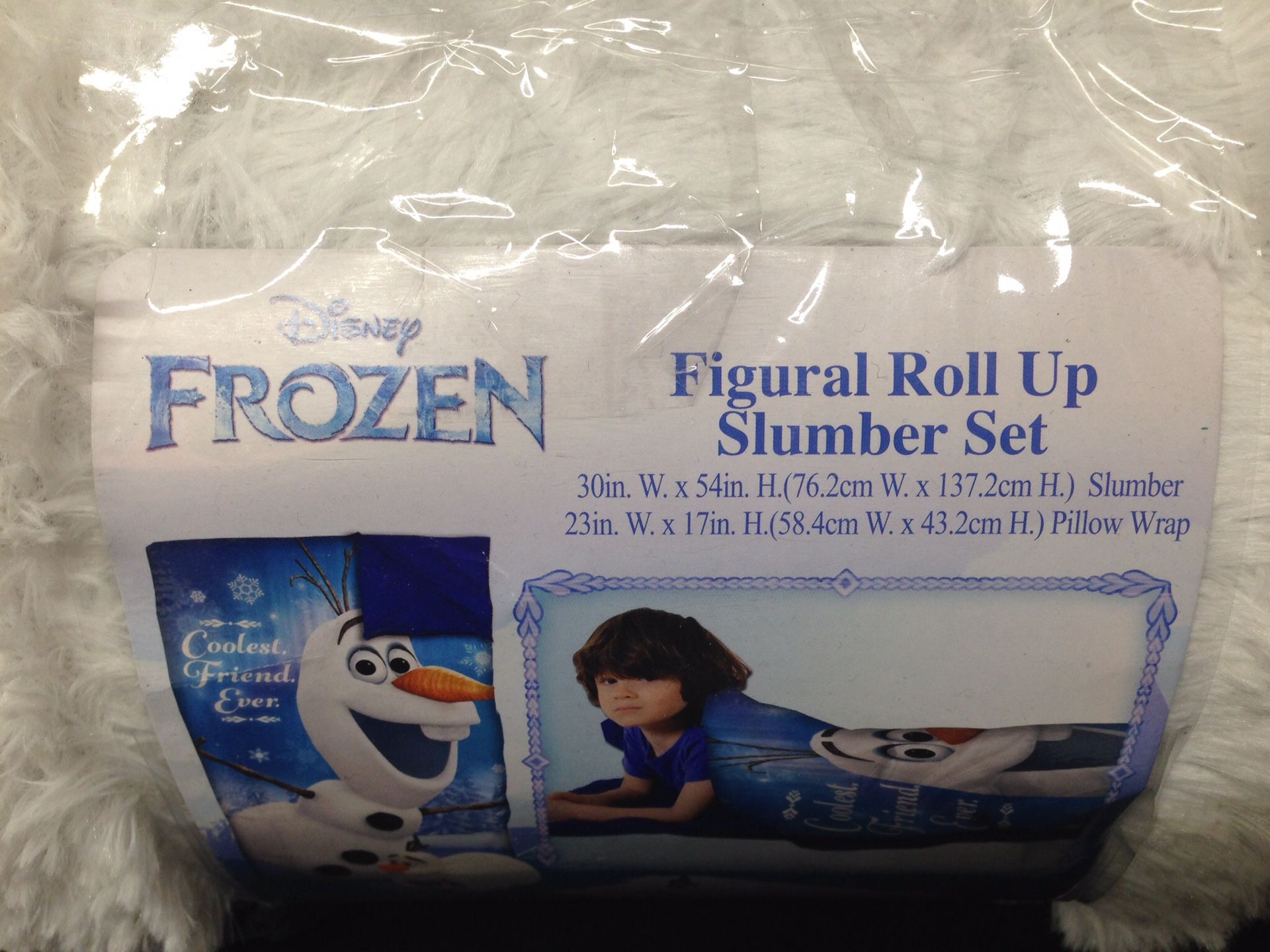 Nap Time Olaf Disney Frozen roll up slumber set blanket pillow
