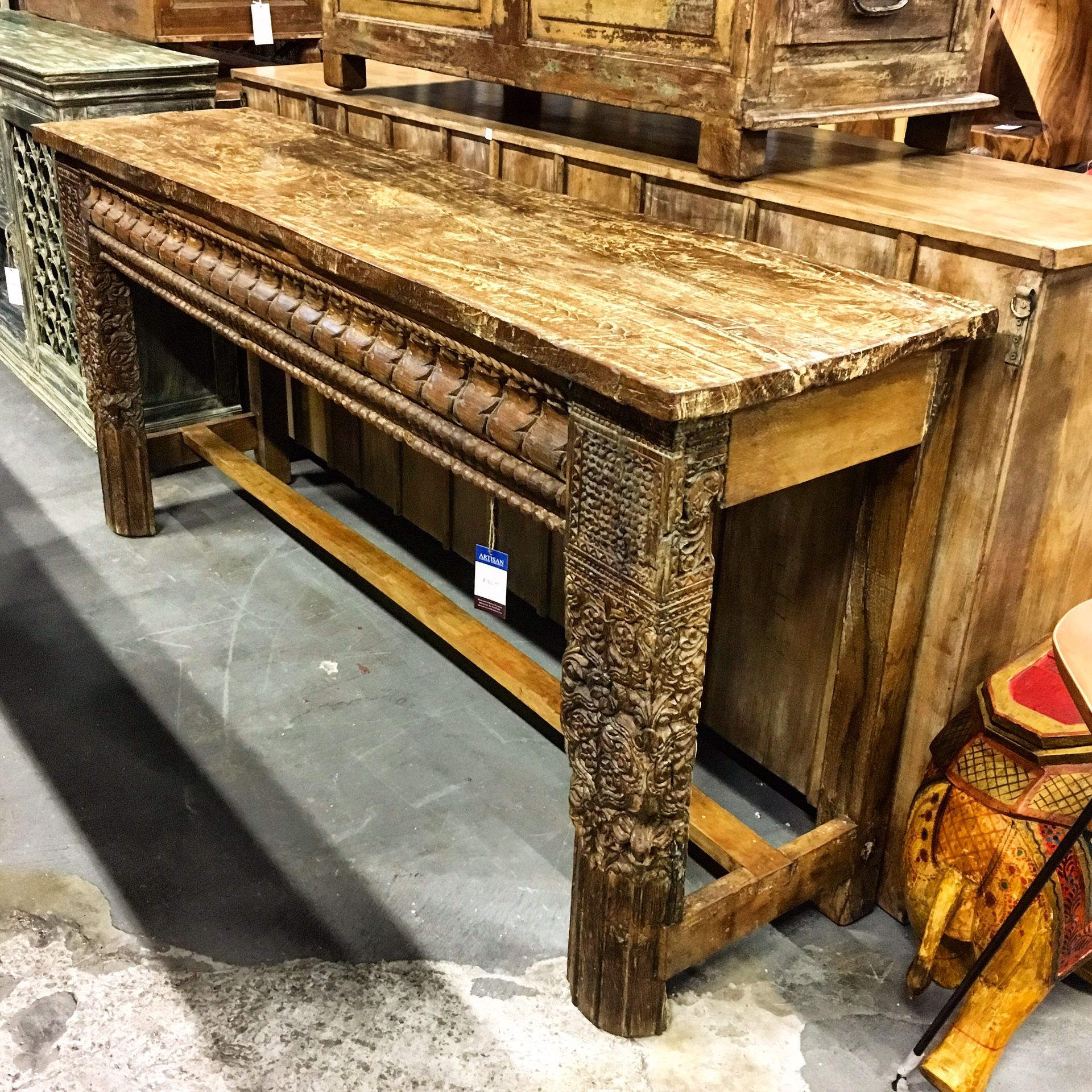 Reclaimed Wood Console
