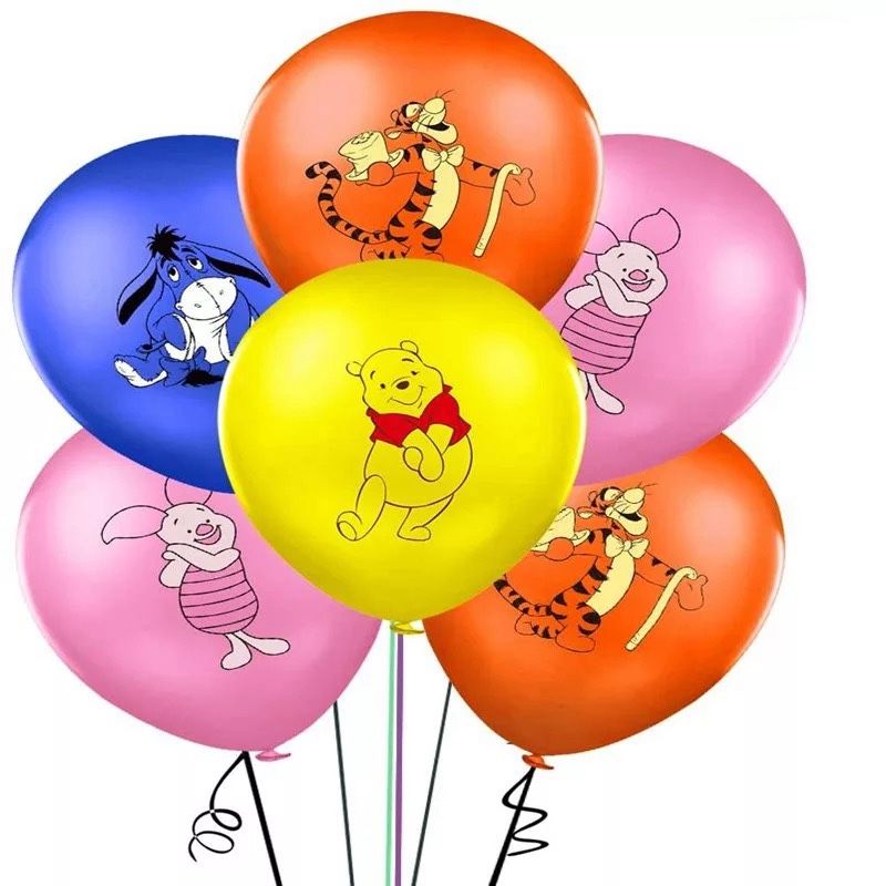 Winnie The Pooh & Friends 12pcs Latex Balloons.