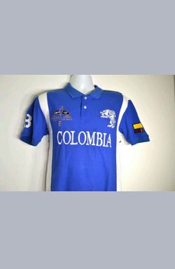 Authentic Colombia Final Soccer Polo Rugby Shirt