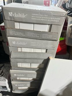 40 boxes 3” by 6” subway tile