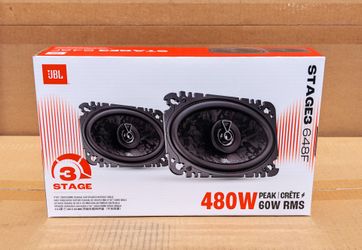 JBL Car Speakers 4"x6" 2-Way Coaxial Speaker System 480 Watts Stage3 648F 🚨 Payment Options Available 🚨 No Credit Needed 🚨