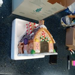 Partylite Gingerbread House Candle Holder - Christmas Decor