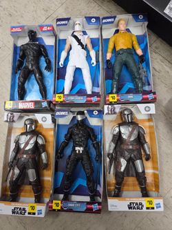 New 9" action figures.