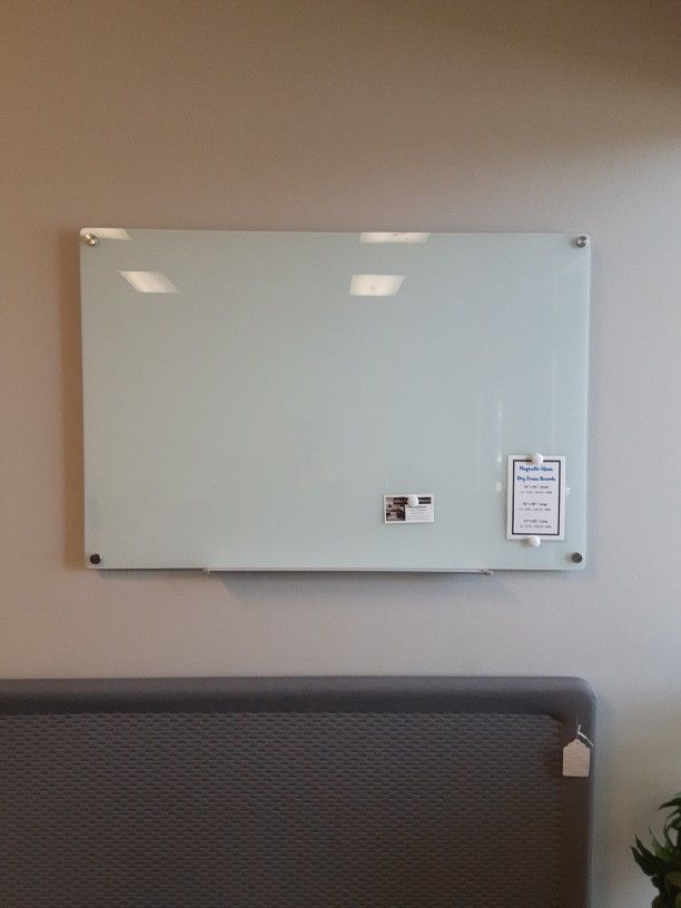 Magnetic Glass White Board