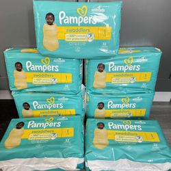 Pampers Swaddlers Size 1 (32 Count)