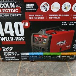New Lincold Welder Electric 140 Weld -pak