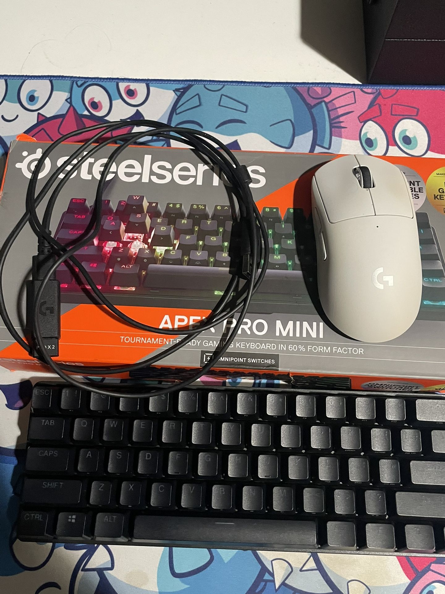 Apex Pro Mini Logitech Super light Pro X 2