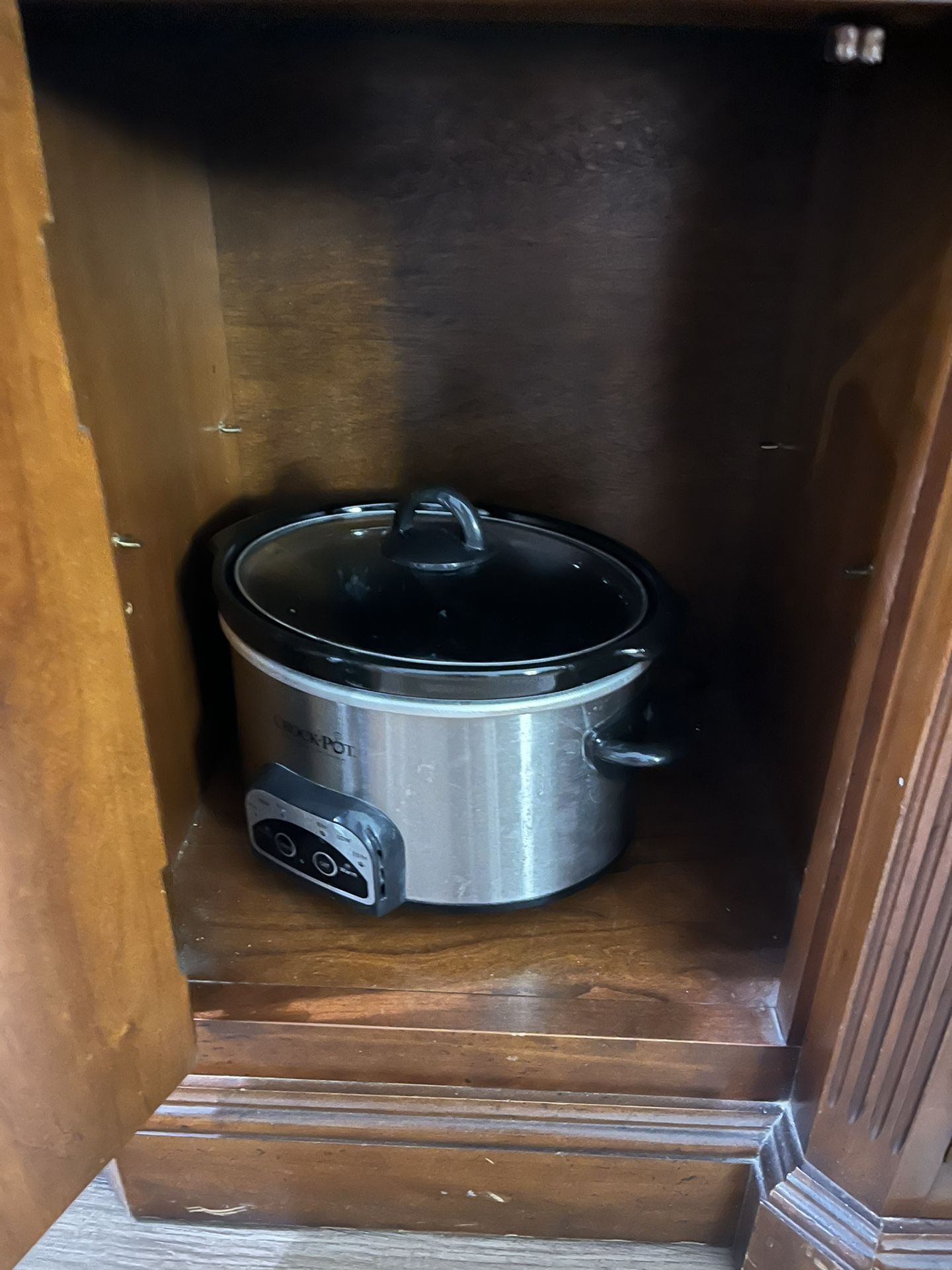 Vintage Wood Century China Hutch