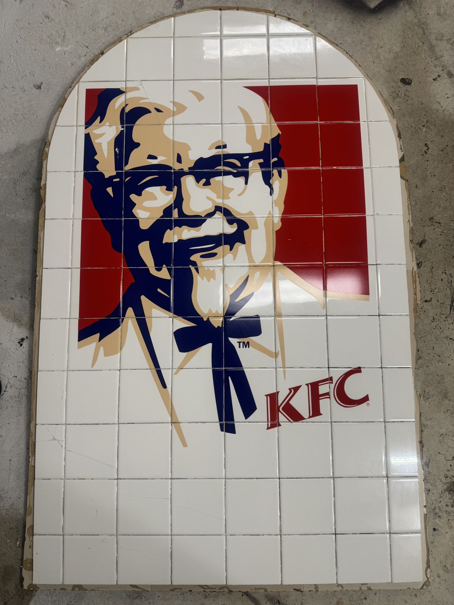 KFC Tile Sign Advertisement