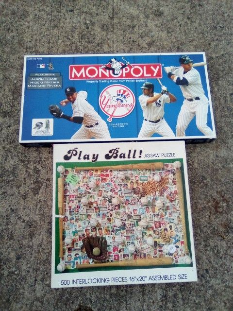 Yankees Monopoly Game +Puzzle