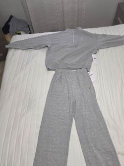 Alo Yoga Gray Sweatsuit Set New with Tags
