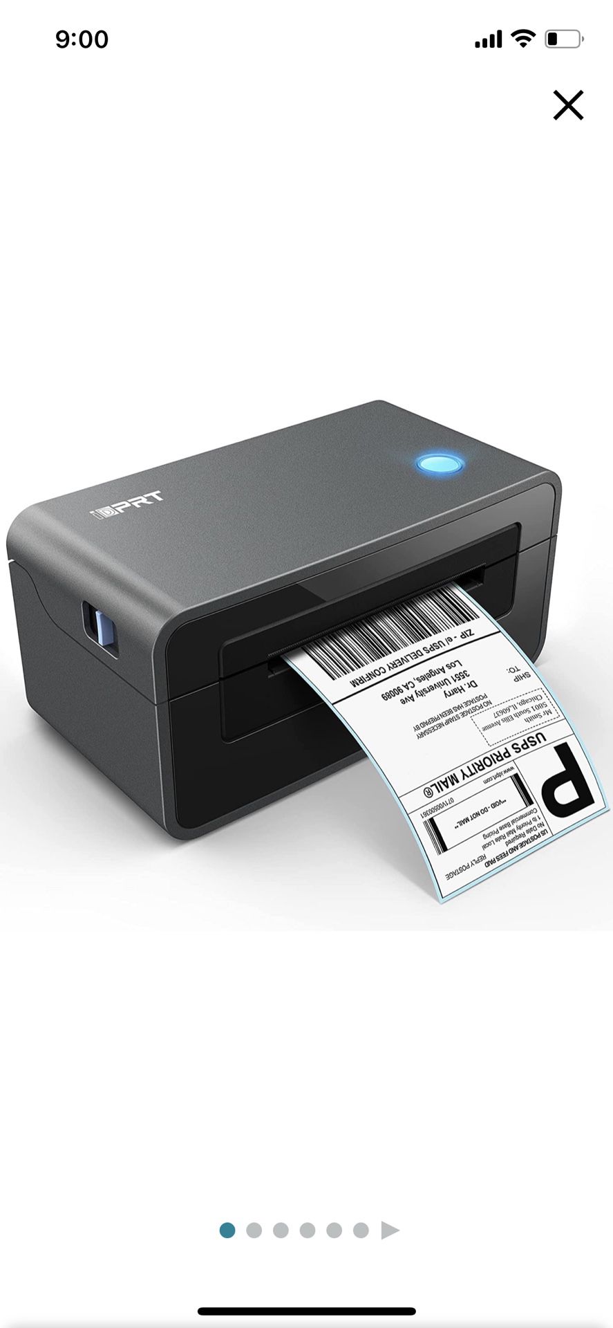 Thermal Label Printer - iDPRT SP410 Thermal Shipping Label Printer, 4x6 Label Printer, Thermal Label Maker, Compatible with Shopify, Ebay, UPS, USPS, 