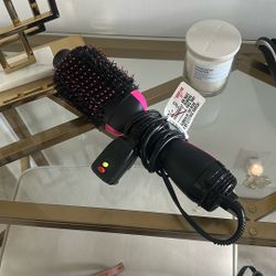 The hair dryer brush