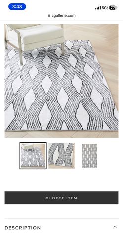 Z GALLERIE Zaria Rug 8x10