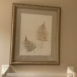 Embossed Fern Artwork