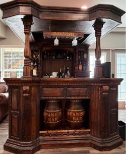 Spanish Style Wooden Bar
