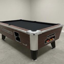 7ft Valley Billiard Coin Op Table 