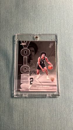 2025 Topps Chrome Dylan Harper Voices RC card #VS-7 Spurs