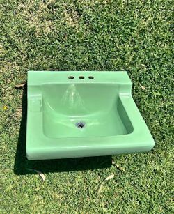 Vintage Green Sink