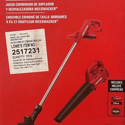 2 Piece 20 Volt Max Cordless Power Equipment Combo Kit 