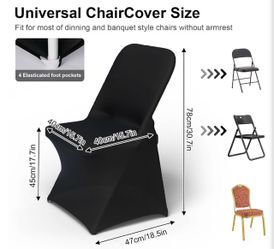 Black Chair covers