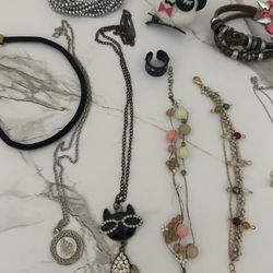 Used Jewelry necklace bracelet ring