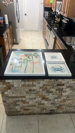 Beach Vibe Paintings With Frames