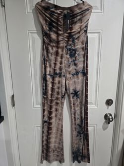 Fashion Nova Always In Element Tie Dye Jumpsuit