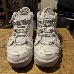 Nike Uptempo white Size 8.5 