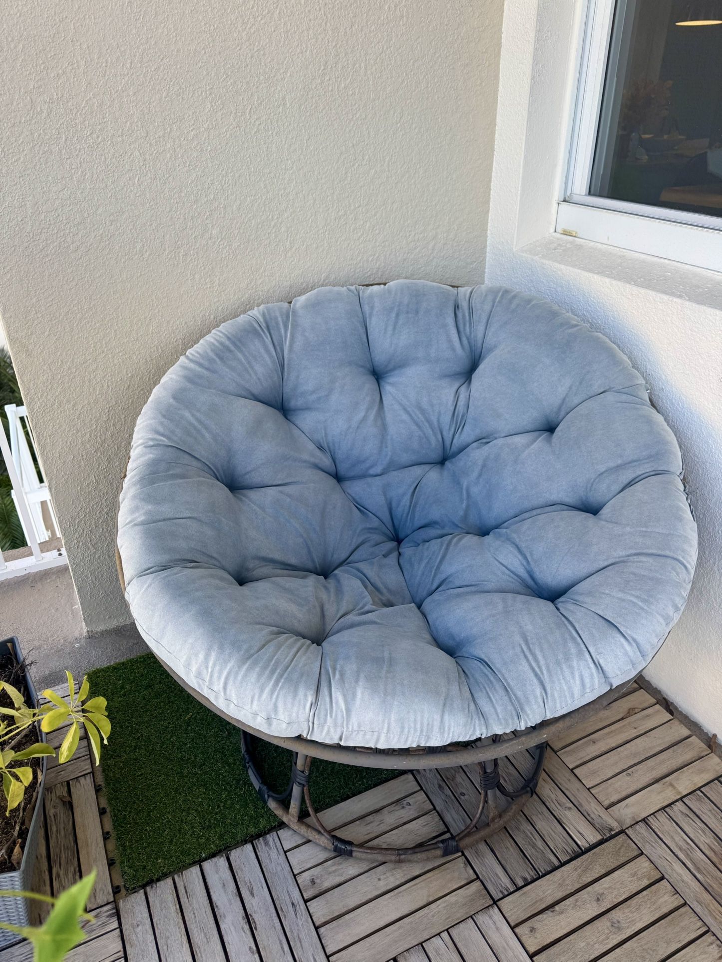 Large Papasan Rattan Chair