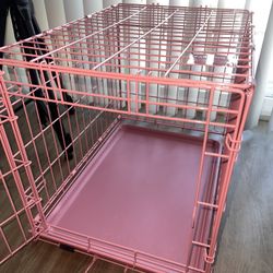Pink Dog Cage 