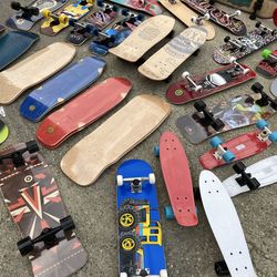 Street skateboard cruiser longboard decks and parts