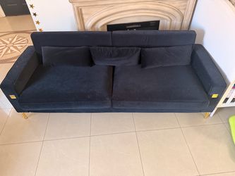 velvet couch