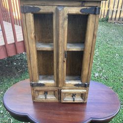 Hand Crafted European Hanging Cabinet 