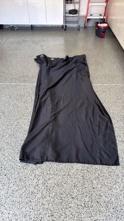 Two extra wide black curtains 120x90