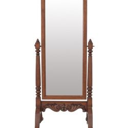 Ethan Allen Vintage Cheval Floor Mirror