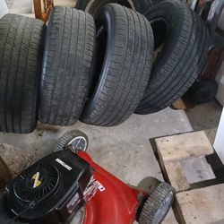 4 Good Goodyear Tires,Very Nice Couch,and Mirror, And Deep Freezer. 
