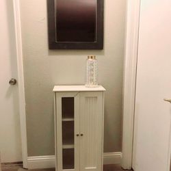 Why Cabinet with Gray Mirror