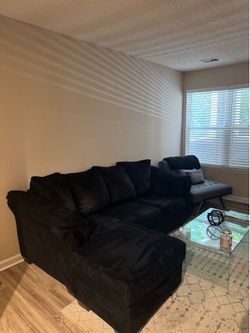 Black sectional sofa